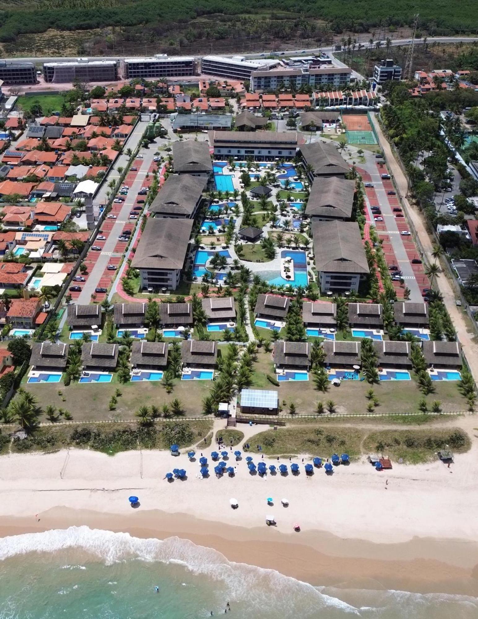Luxuoso Flat 3 Quartos, Terreo, No Cupe Beach Living - Beira Mar De Pôrto das Galinhas Buitenkant foto