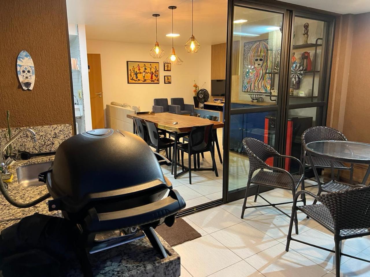 Luxuoso Flat 3 Quartos, Terreo, No Cupe Beach Living - Beira Mar De Pôrto das Galinhas Buitenkant foto