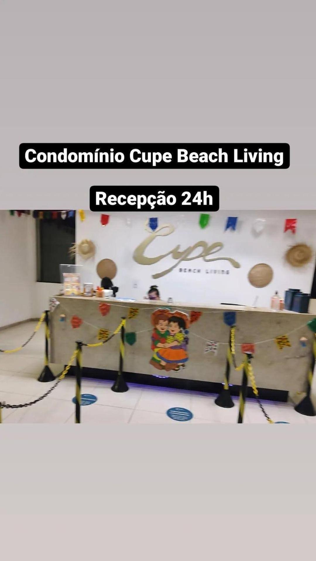 Luxuoso Flat 3 Quartos, Terreo, No Cupe Beach Living - Beira Mar De Pôrto das Galinhas Buitenkant foto