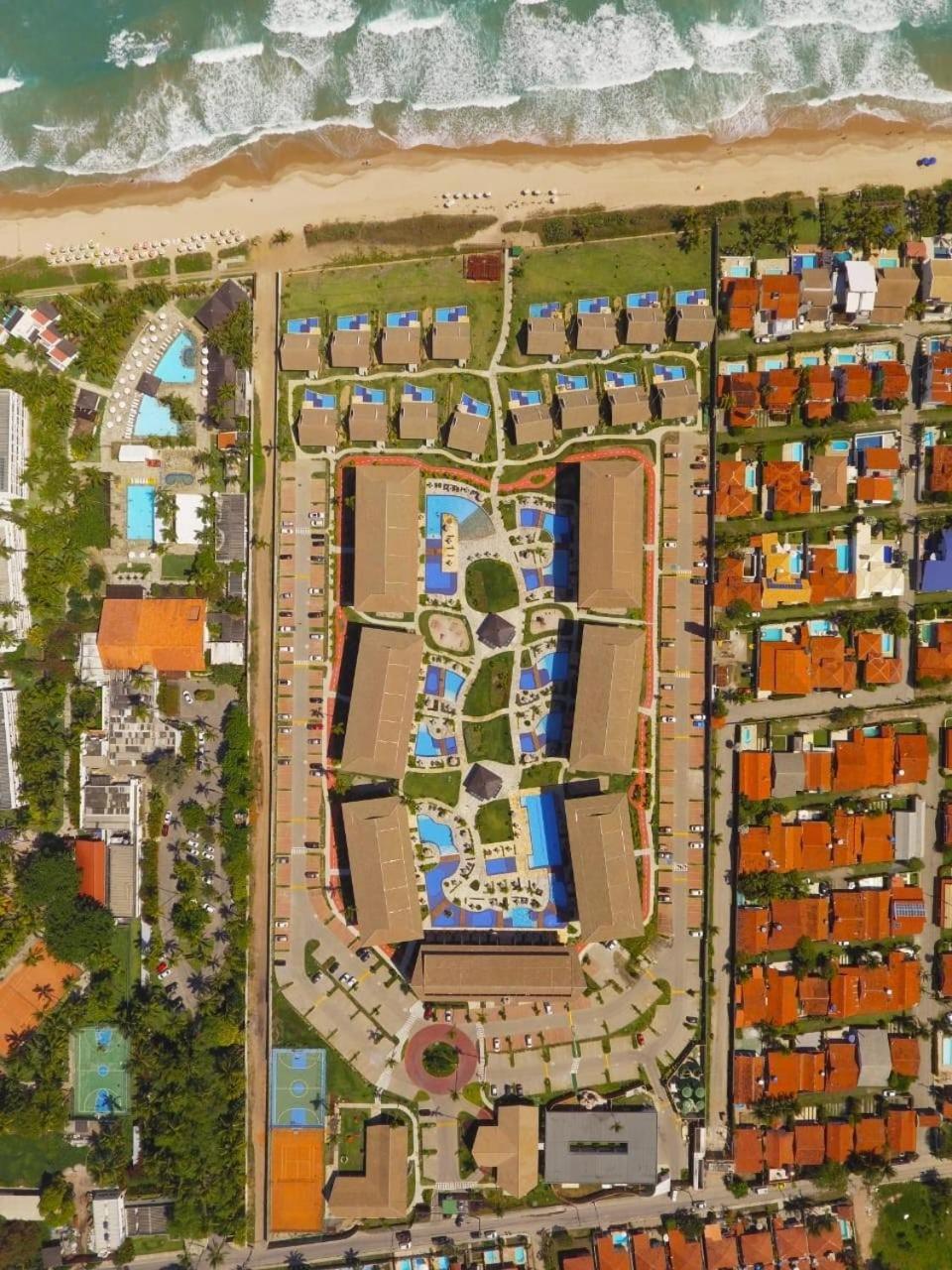 Luxuoso Flat 3 Quartos, Terreo, No Cupe Beach Living - Beira Mar De Pôrto das Galinhas Buitenkant foto