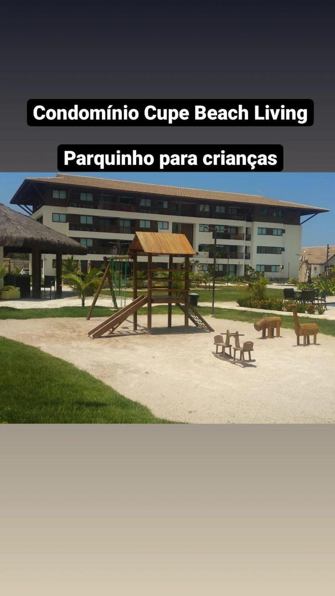Luxuoso Flat 3 Quartos, Terreo, No Cupe Beach Living - Beira Mar De Pôrto das Galinhas Buitenkant foto