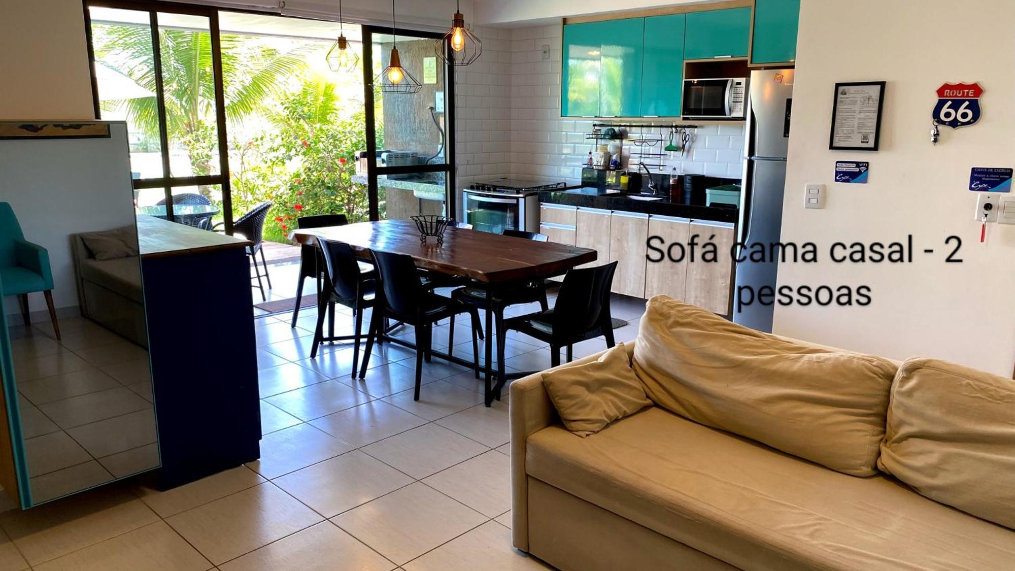 Luxuoso Flat 3 Quartos, Terreo, No Cupe Beach Living - Beira Mar De Pôrto das Galinhas Buitenkant foto