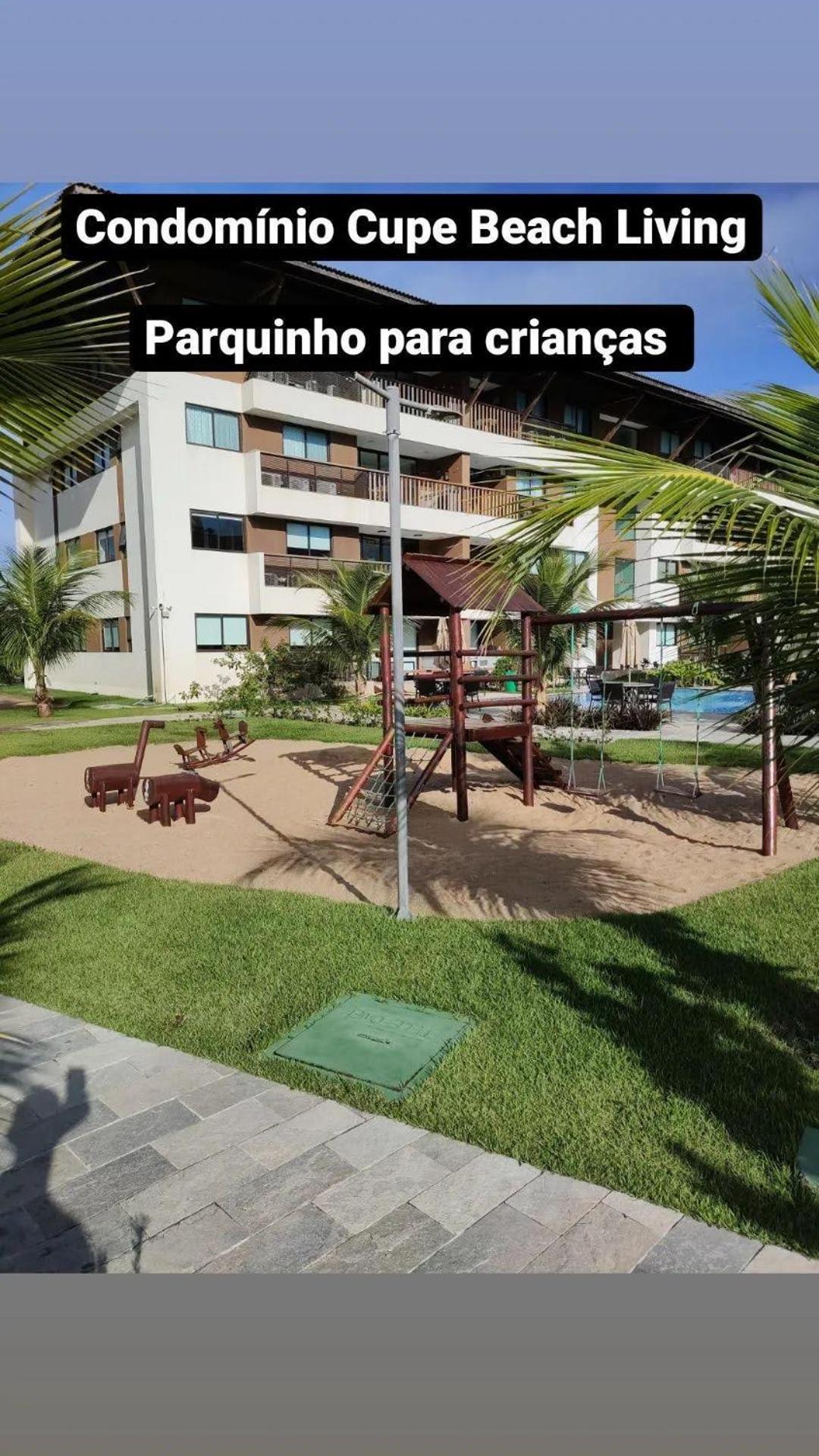 Luxuoso Flat 3 Quartos, Terreo, No Cupe Beach Living - Beira Mar De Pôrto das Galinhas Buitenkant foto