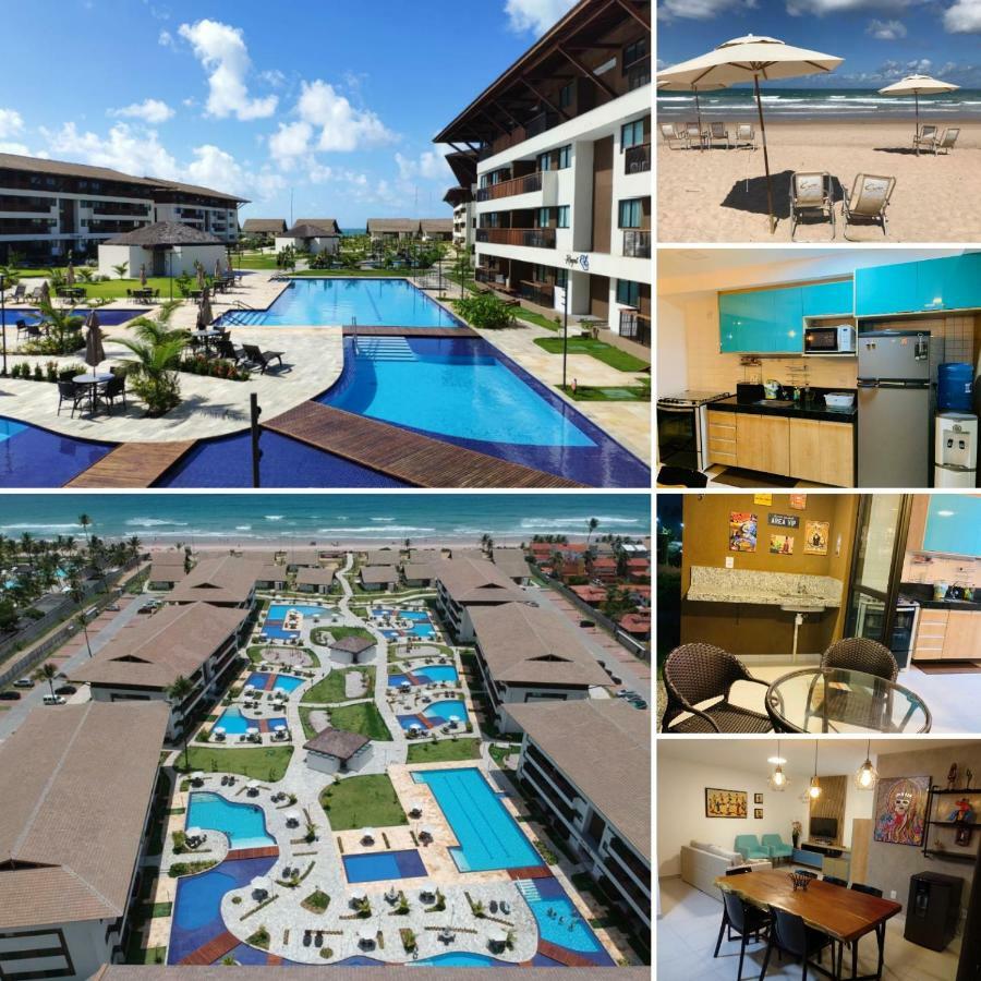 Luxuoso Flat 3 Quartos, Terreo, No Cupe Beach Living - Beira Mar De Pôrto das Galinhas Buitenkant foto